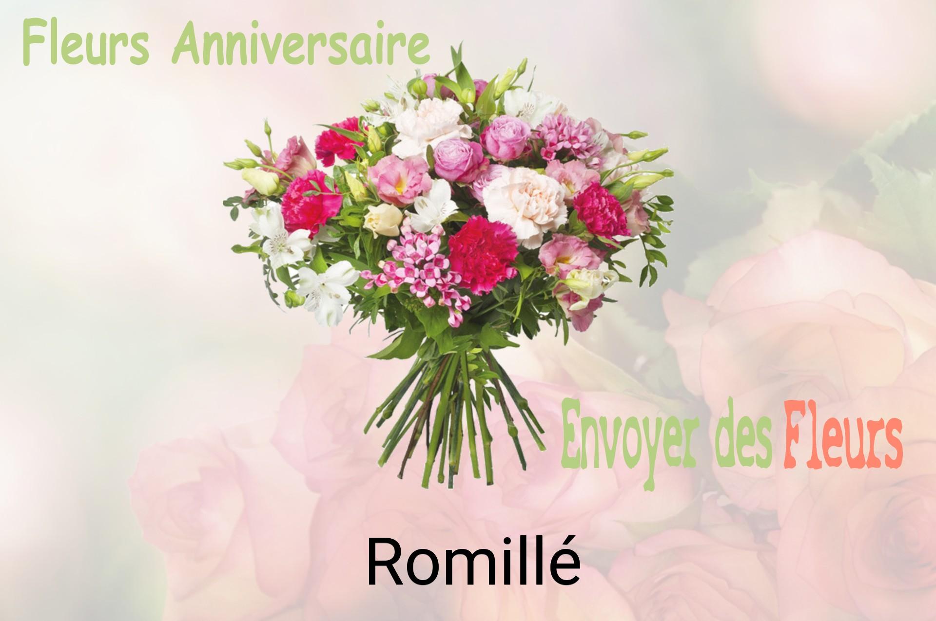 Bouquet de fleurs d’anniversaire livré à Romillé